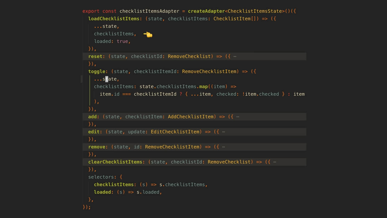 code describing checklists