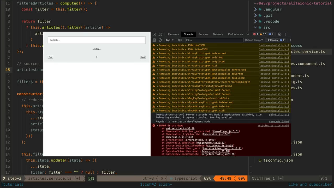 error not being handled