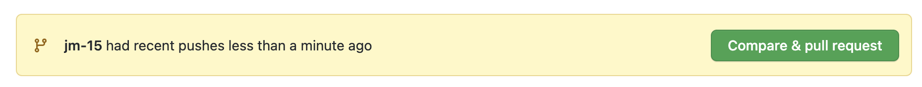 Github jm-15 had recent pushes less than a minute ago