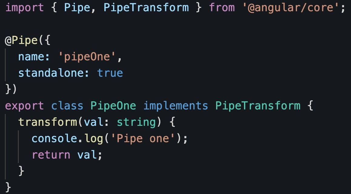 pipe function