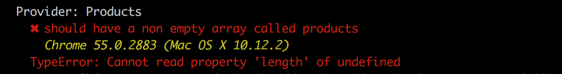 Testing Screenshot