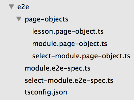 Page Object Structure Example