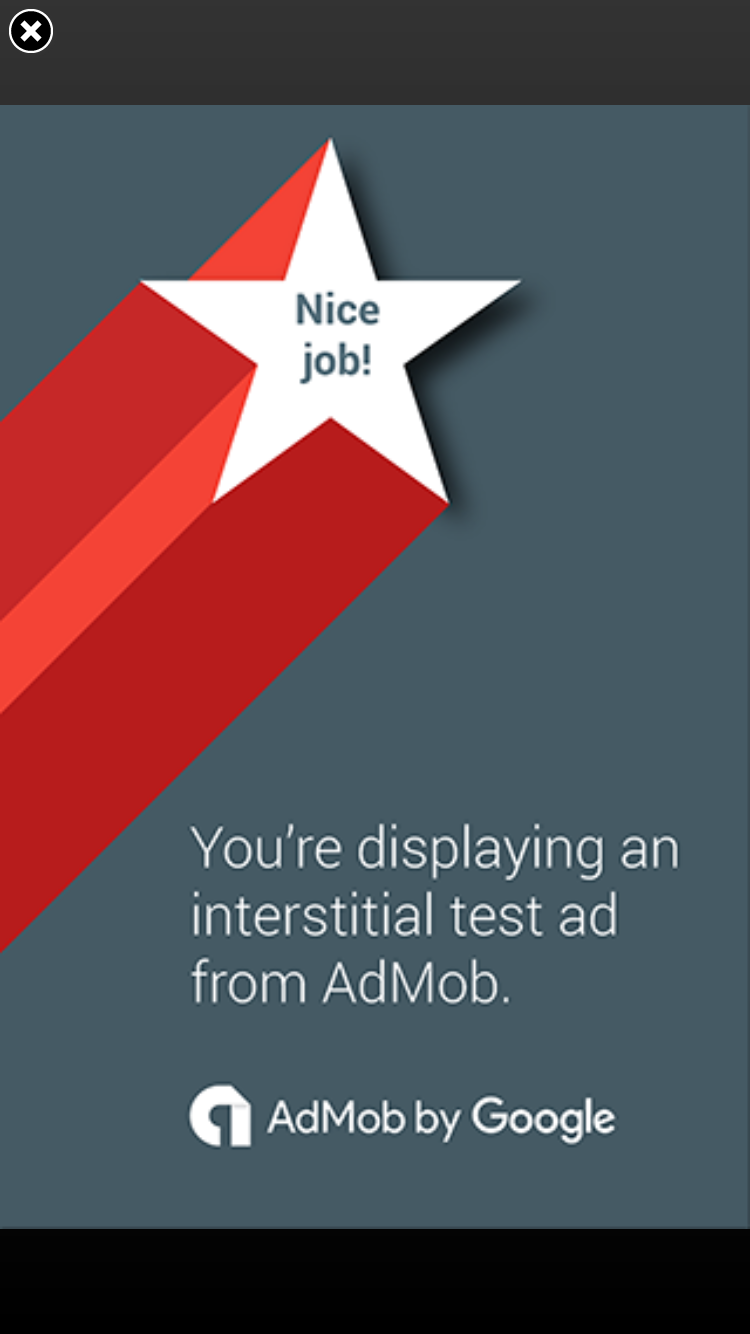 AdMob Interstitial