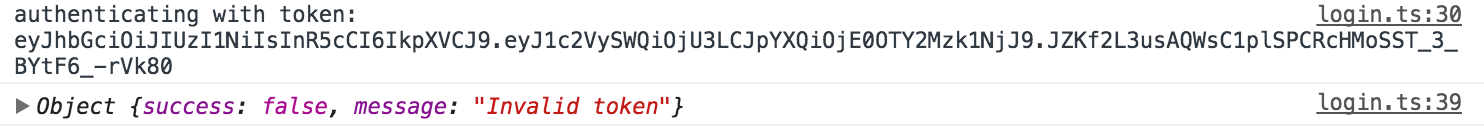 JWT Screenshot