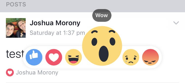 Facebook Reactions