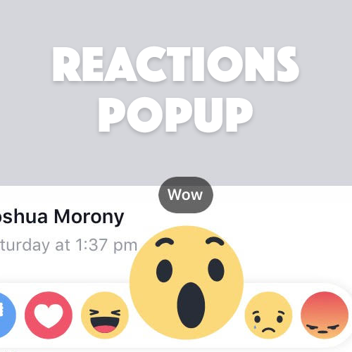 Creating a Facebook Style Reaction Button in Ionic