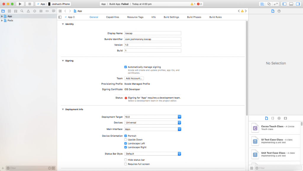 Deploying Capacitor Applications to iOS (Development & Distribution ...