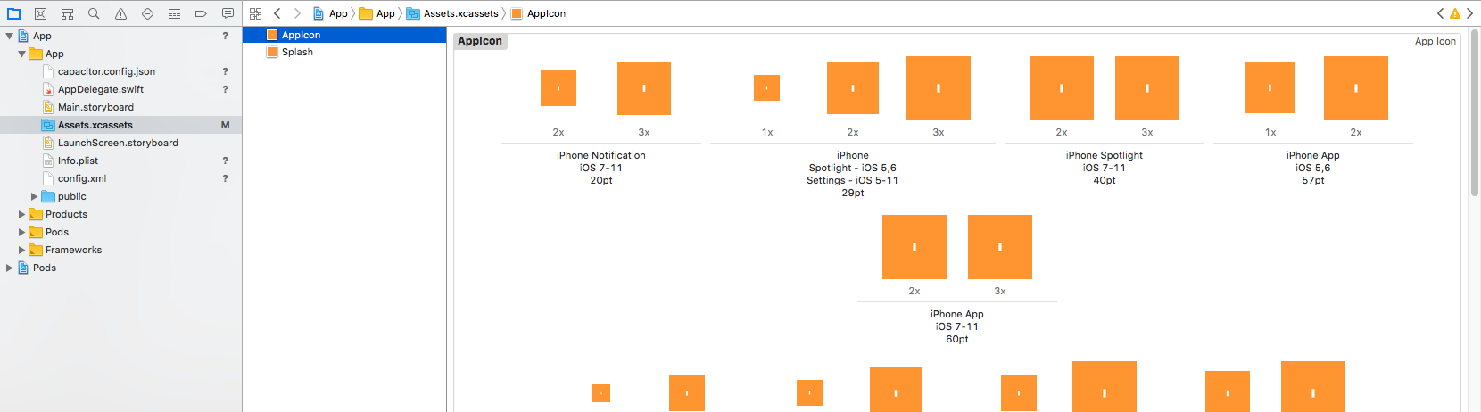 XCode Icon Assets