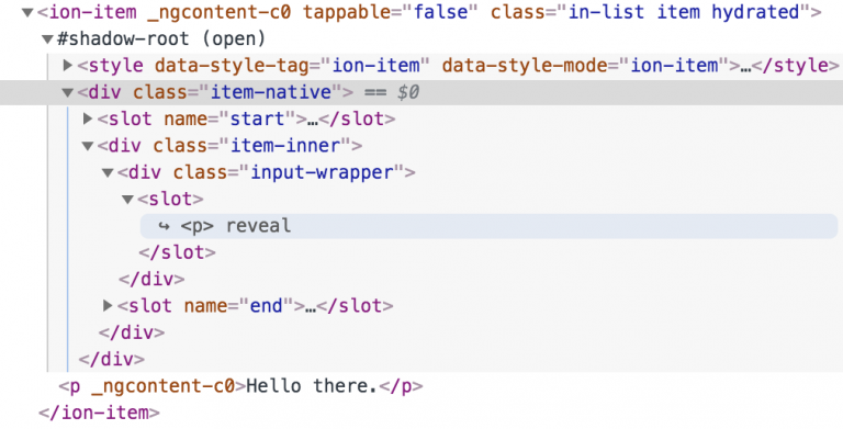 Shadow DOM Usage in Ionic Web Components | Josh Morony