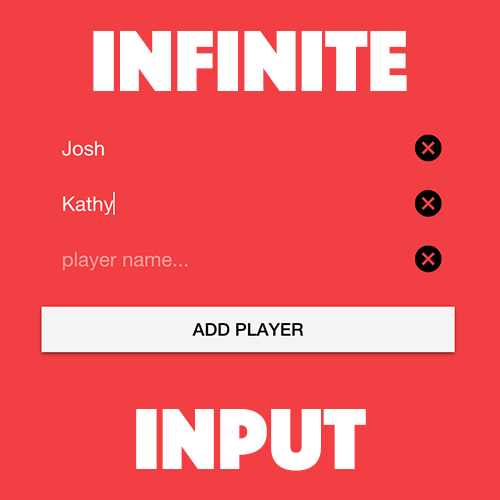 Dynamic/Infinite Input Fields in an Ionic Application